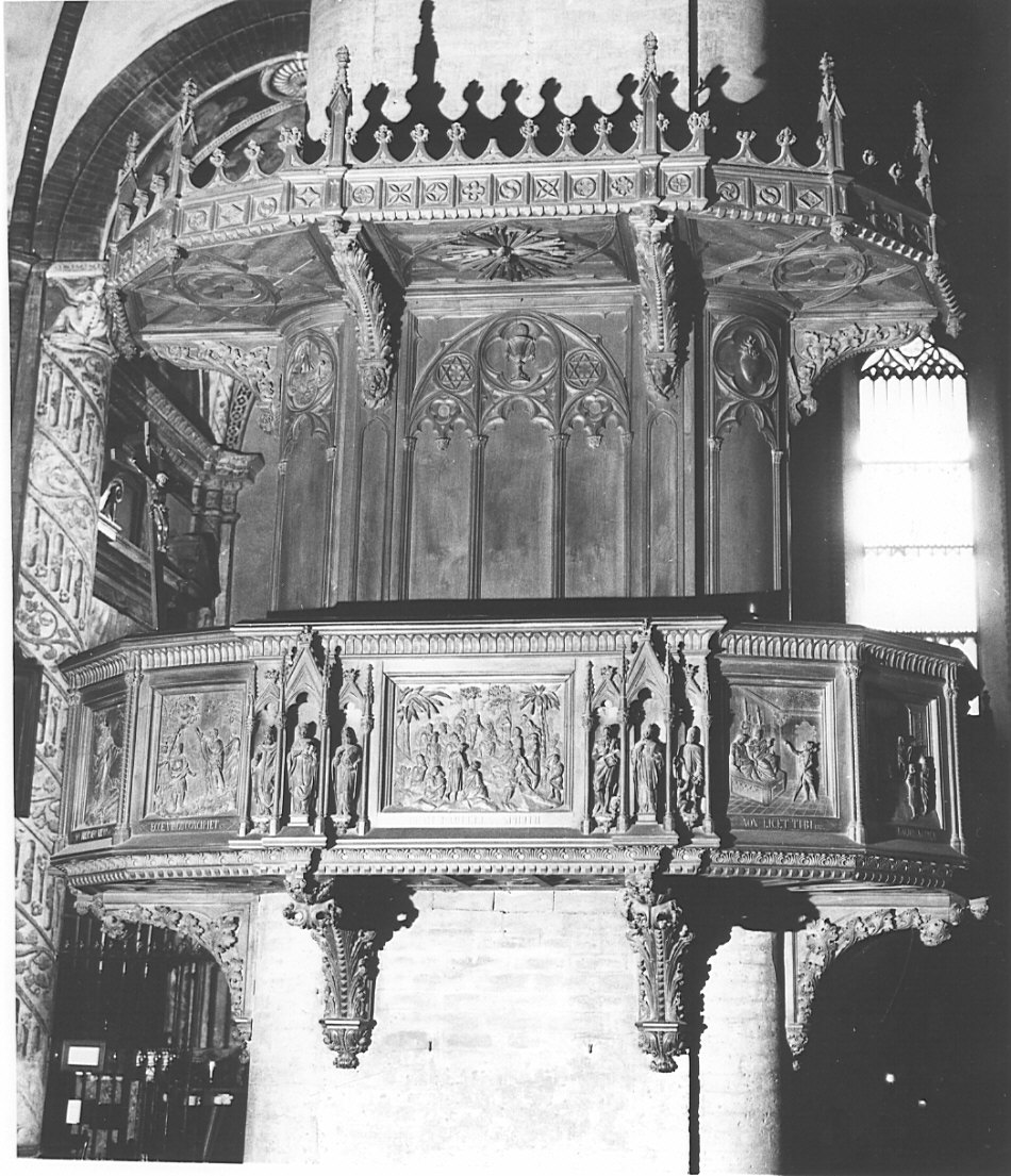 pulpito di Carpani G.B (attribuito) (sec. XIX)