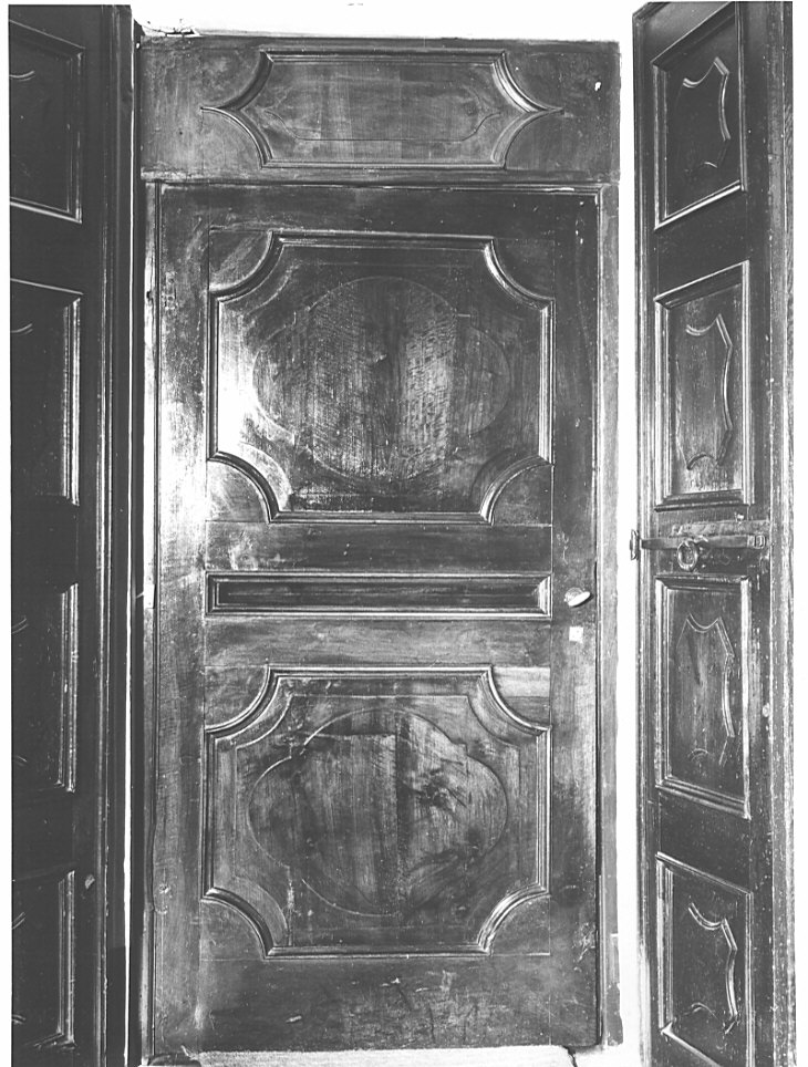 porta - ad un battente, opera isolata - bottega lombarda (sec. XVIII)