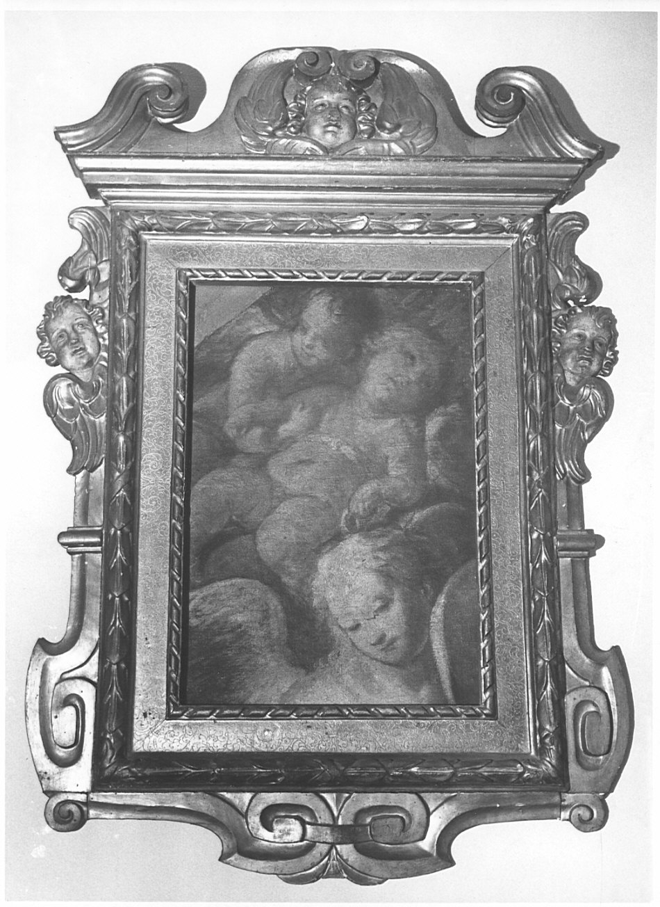 cornice di dipinto, opera isolata - bottega pavese (sec. XVII)