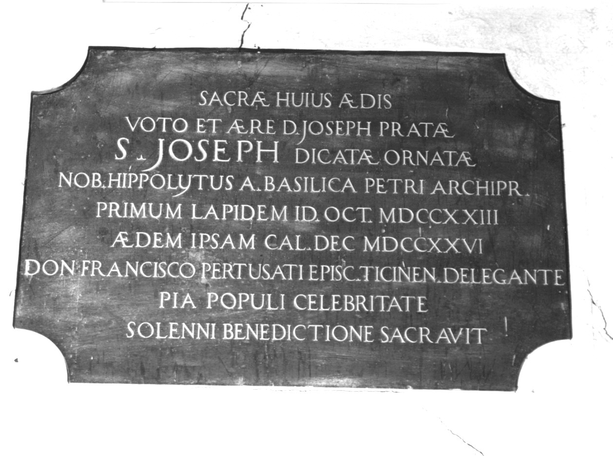 lapide commemorativa, opera isolata - ambito lombardo (sec. XVIII)
