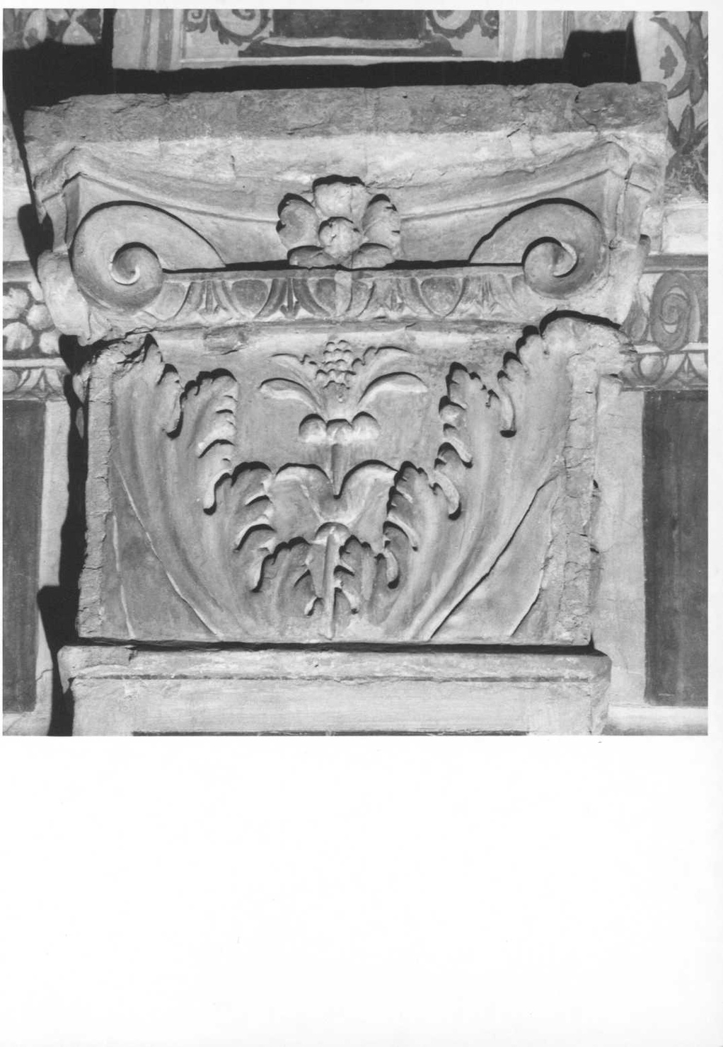 semicapitello, serie - ambito lombardo (inizio sec. XVI)