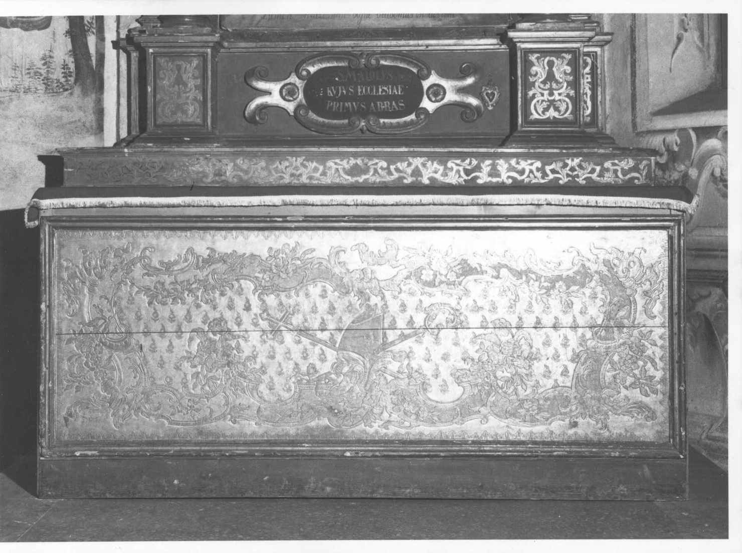 paliotto - ambito lombardo (sec. XVIII)