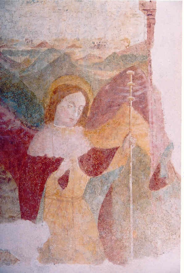episodio della vita di San Rocco: San Rocco riprende il suo viaggio (dipinto, ciclo) - ambito lombardo (seconda metà sec. XV)