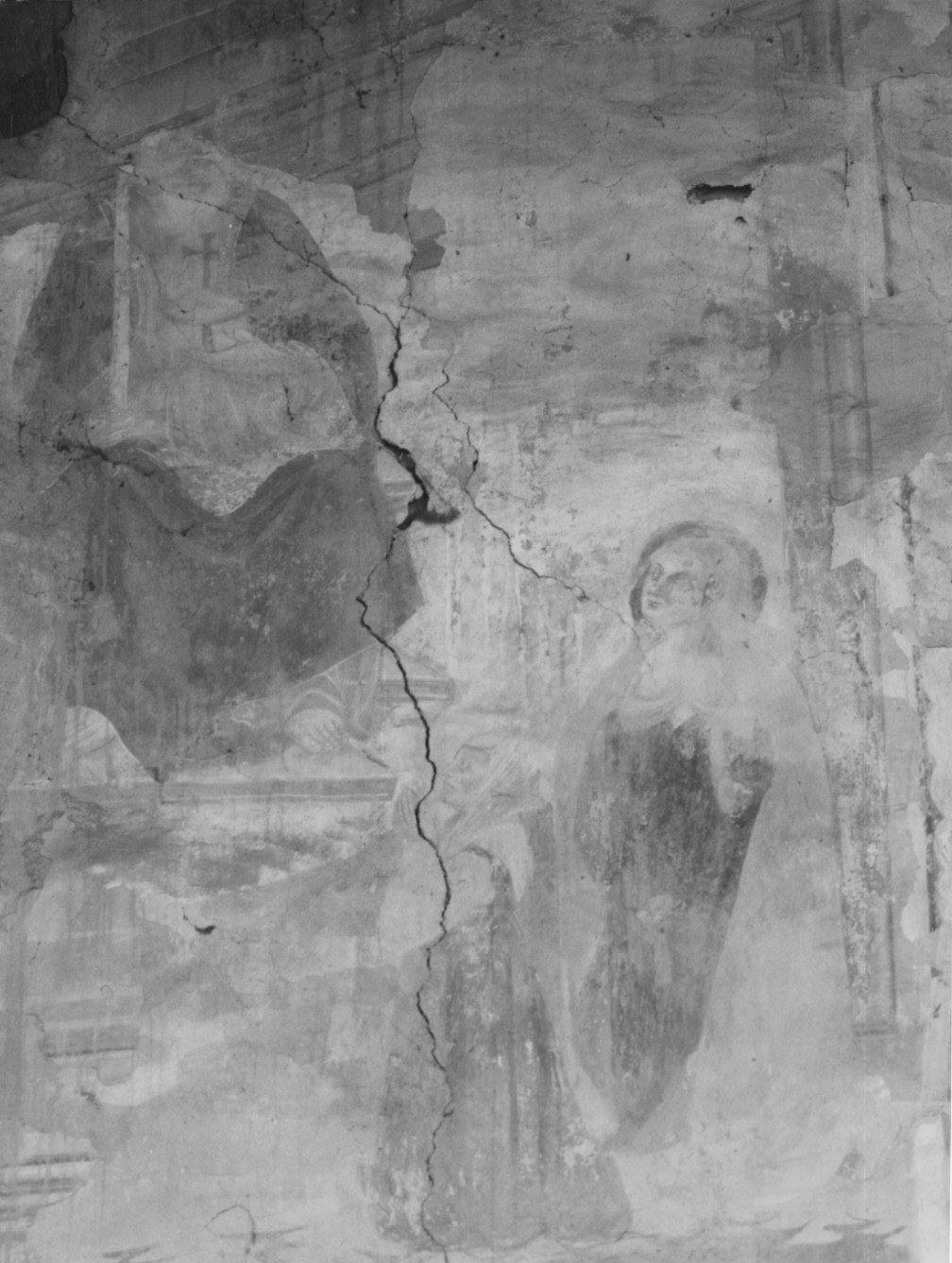 Dio Padre in trono tra Sant'Agnese e devota (dipinto, opera isolata) - ambito lombardo (prima metà sec. XVI)