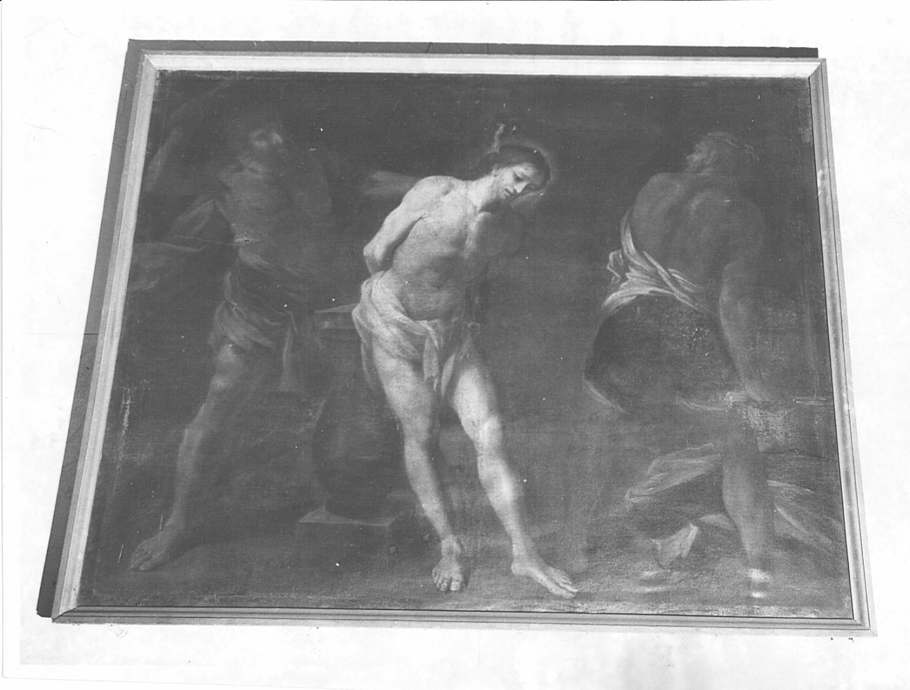 Cristo alla colonna (dipinto, opera isolata) - ambito lombardo (sec. XVII)