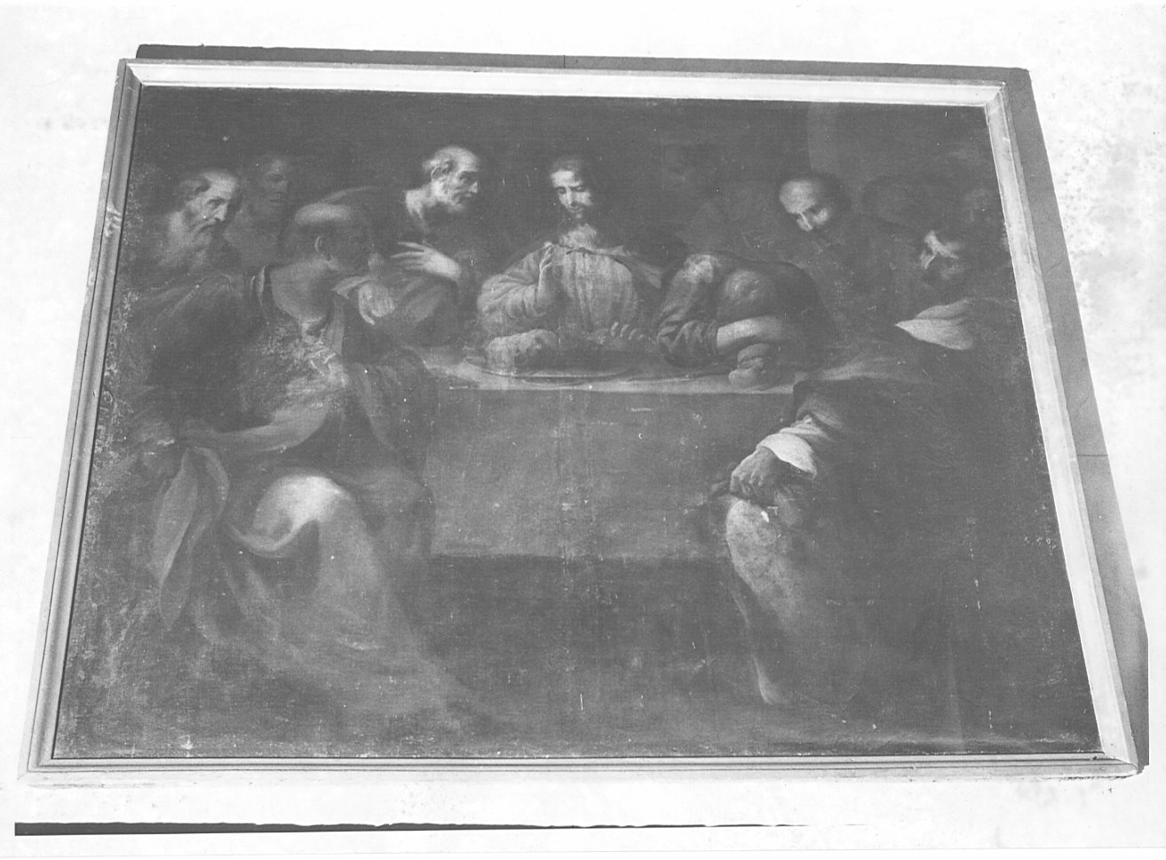 ultima cena (dipinto, opera isolata) - ambito lombardo (sec. XVII)