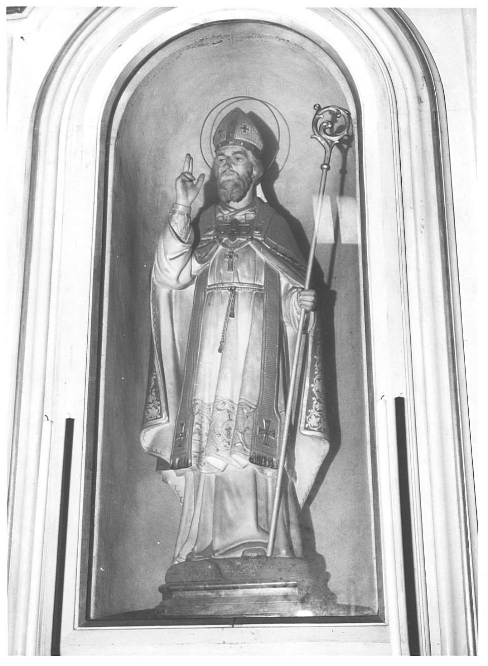 San Biagio (statua, opera isolata) - bottega lombarda (sec. XX)