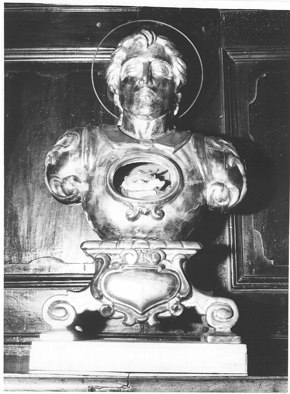 reliquiario - a busto, serie - bottega lombarda (sec. XVII)