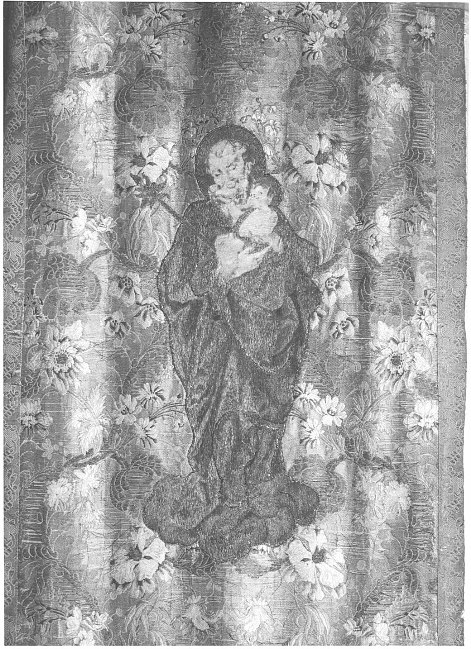 stendardo, opera isolata - manifattura lombarda (sec. XVIII)