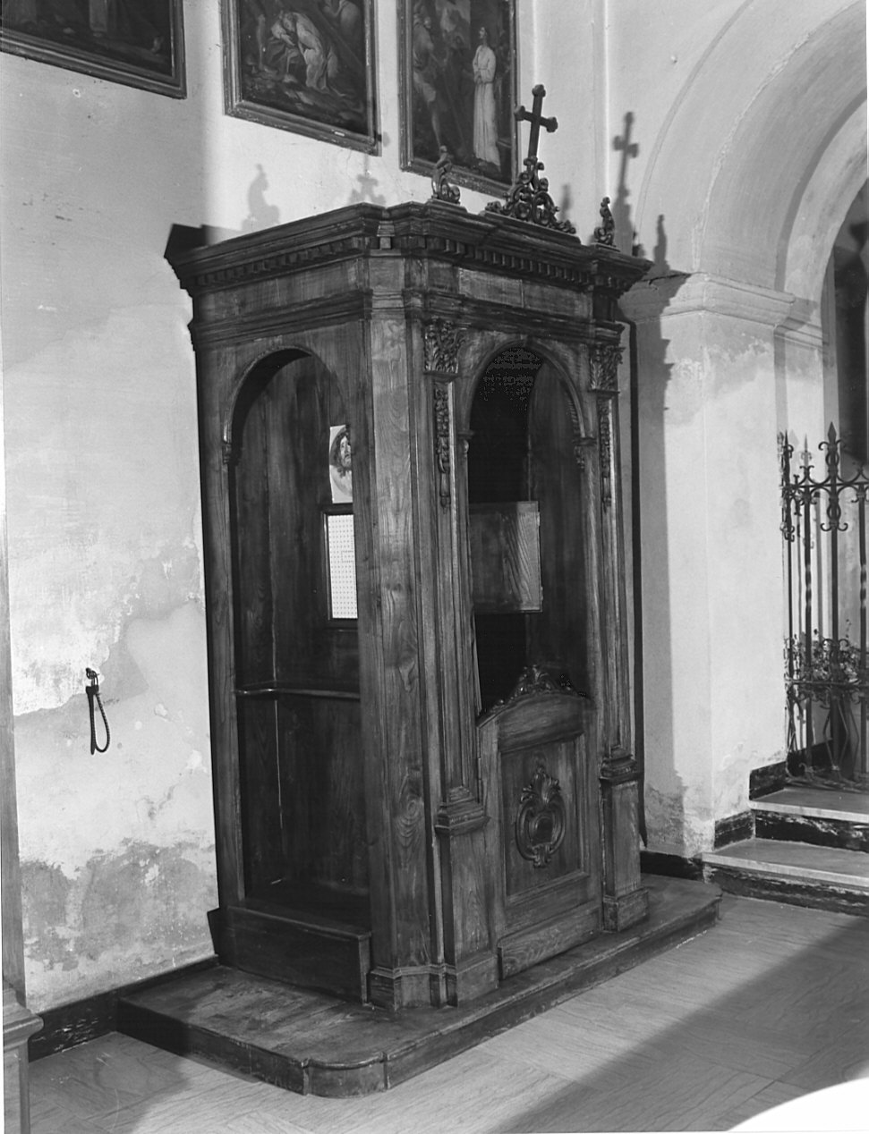 confessionale - ambito valtellinese (sec. XIX)