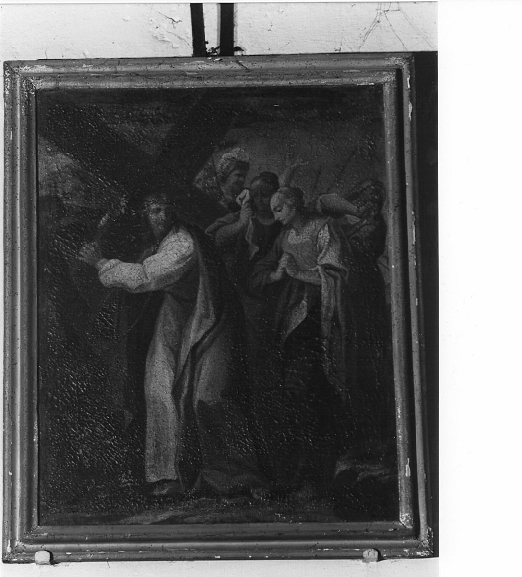 stazione VIII: Gesù consola le donne di Gerusalemme (dipinto, elemento d'insieme) - ambito lombardo, ambito veneto (sec. XVIII)