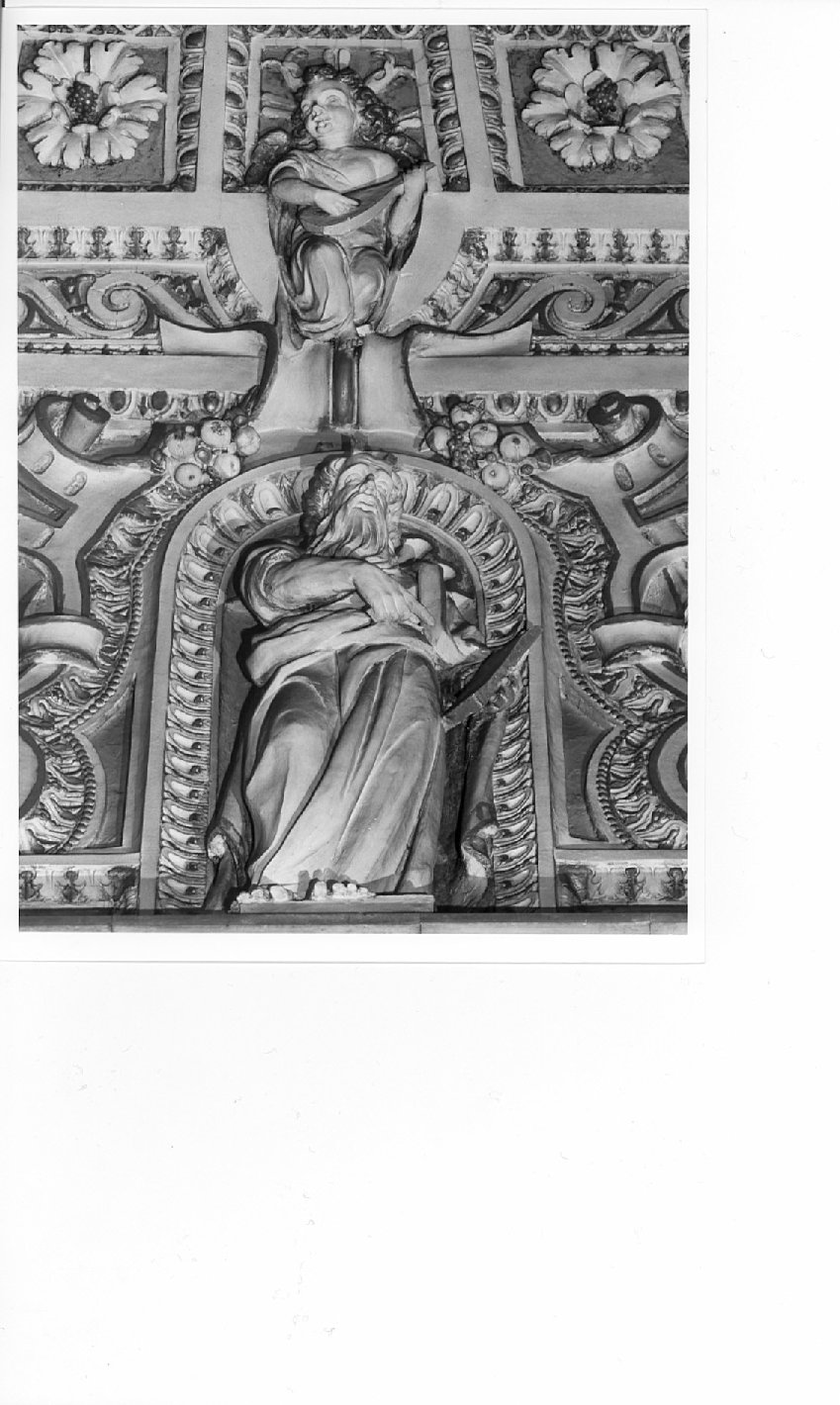 Mosè/ angioletto musicante (rilievo) di Bianchi Giuseppe, Fontana Giuseppe, Bianchi Pompeo (secc. XVI/ XVII)