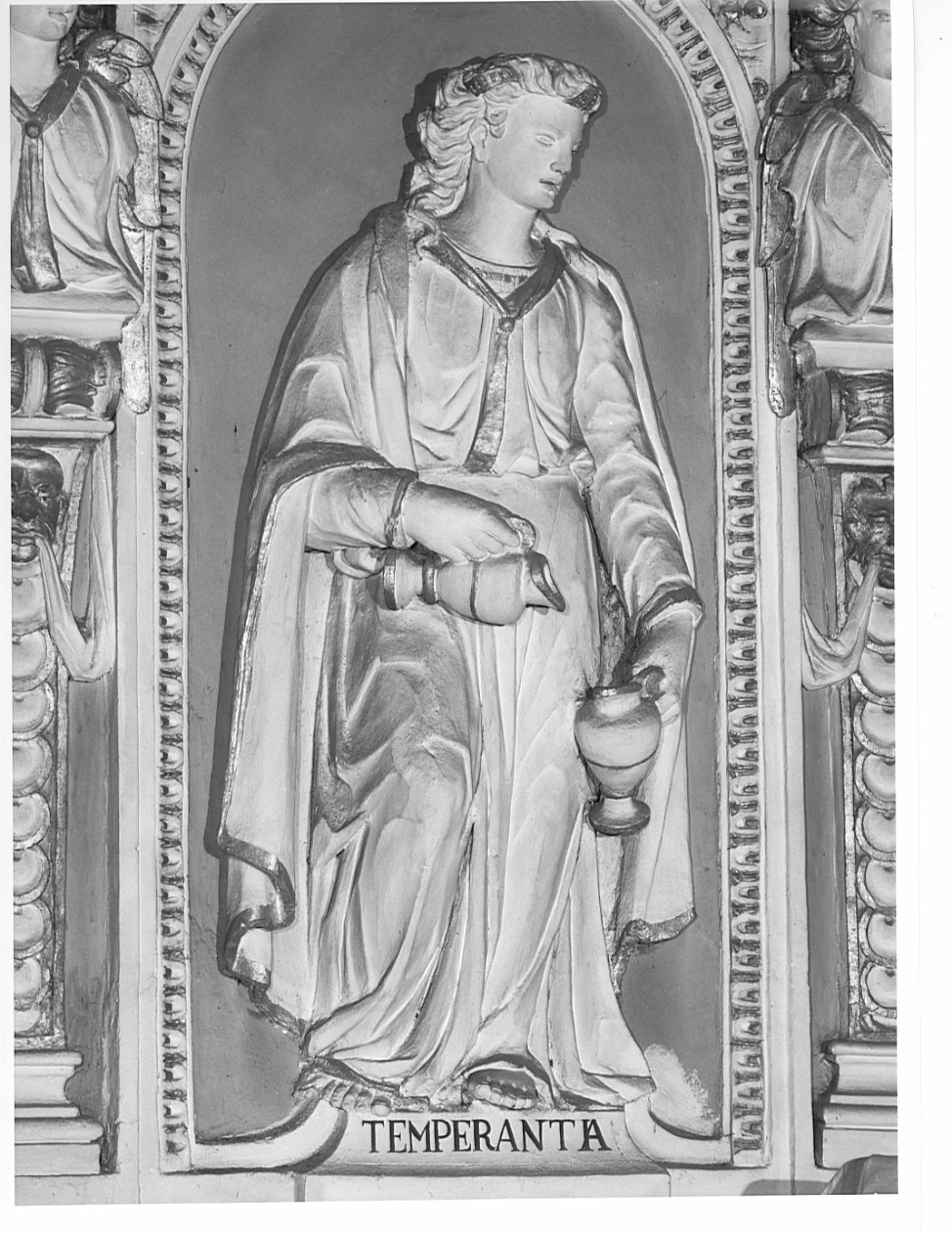Temperanza (statua) di Bianchi Giuseppe, Borseri Martino, Fontana Giuseppe, Bianchi Pompeo (secc. XVI/ XVII)