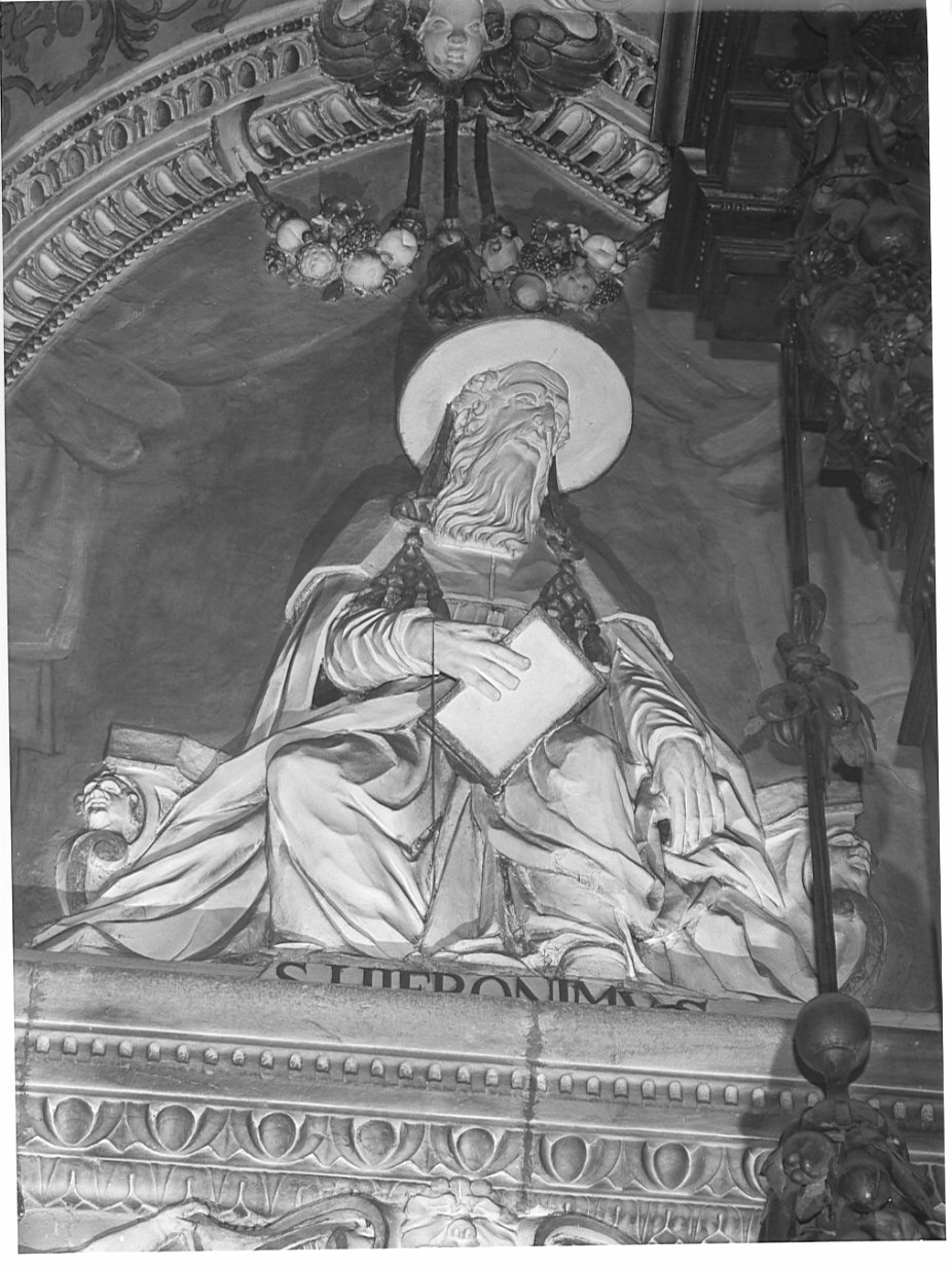 San Girolamo (statua) di Bianchi Giuseppe, Borseri Martino, Fontana Giuseppe, Bianchi Pompeo (secc. XVI/ XVII)