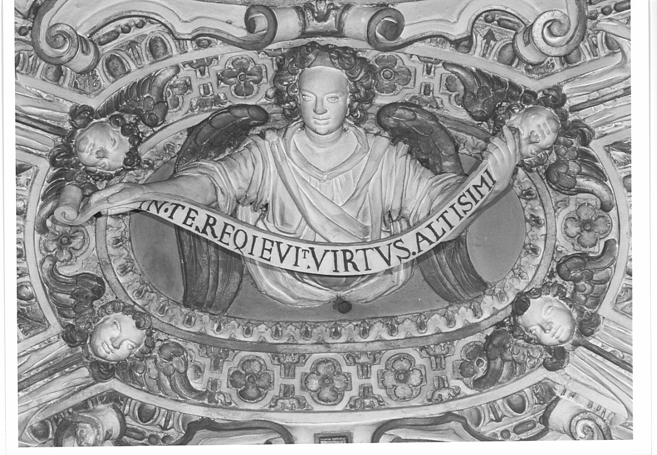 angelo con cartiglio (rilievo) di Bianchi Giuseppe, Borseri Martino, Fontana Giuseppe, Bianchi Pompeo (secc. XVI/ XVII)