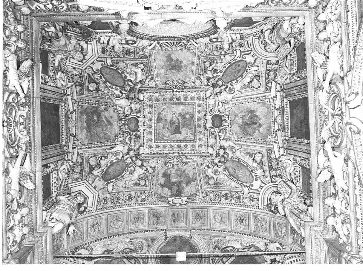 angioletti/ motivi decorativi a volute/ motivi decorativi a grottesche/ motivi decorativi vegetali (decorazione plastica) di Bianchi Giuseppe, Borseri Martino, Fontana Giuseppe, Bianchi Pompeo (secc. XVI/ XVII)