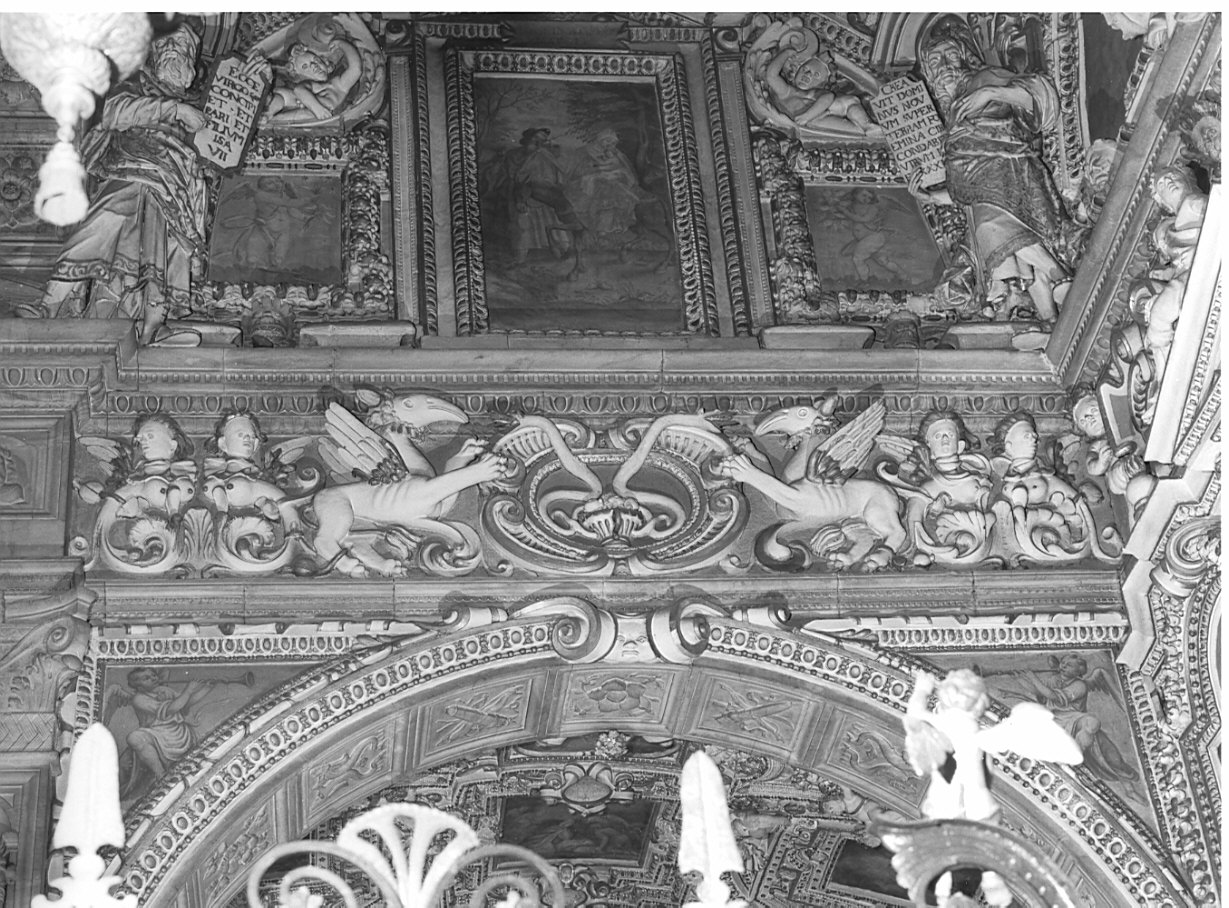 motivi decorativi a grottesche (decorazione plastica) di Bianchi Giuseppe, Borseri Martino, Fontana Giuseppe, Bianchi Pompeo (secc. XVI/ XVII)