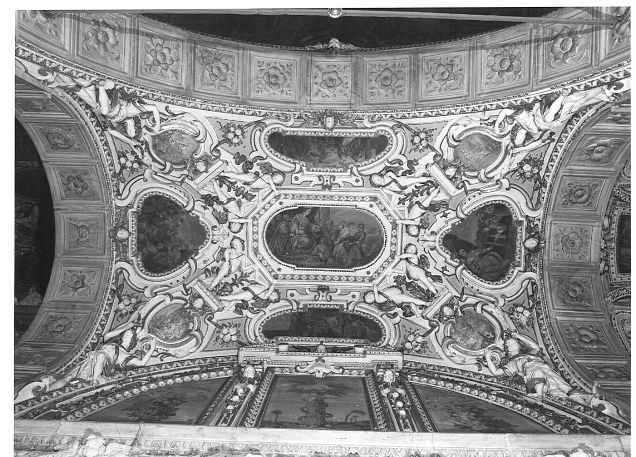 angeli/ angioletti/ motivi decorativi a volute/ motivi decorativi floreali (decorazione plastica) di Bianchi Pompeo, Bianchi Giuseppe, Fontana Francesco, Borseri Martino (secc. XVI/ XVII)