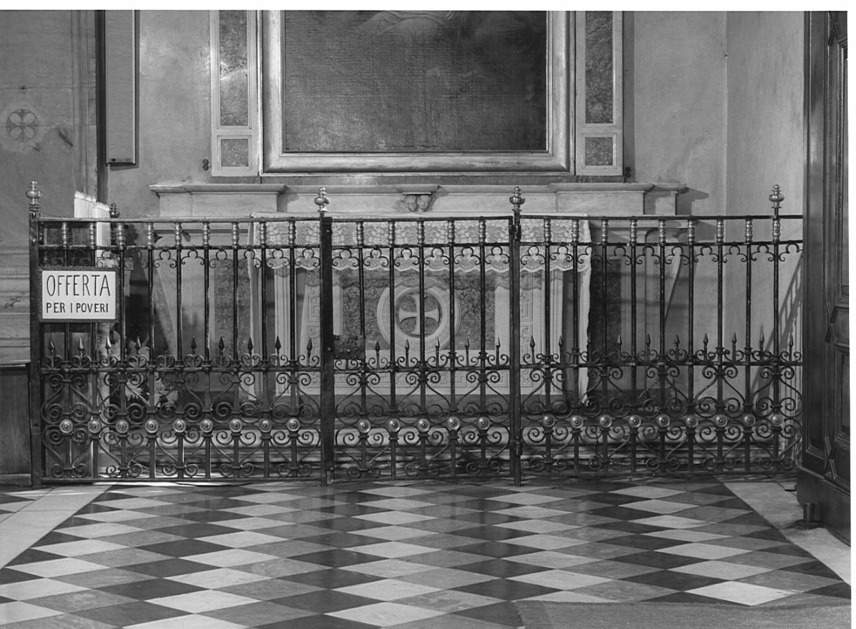 inferriata - ambito italiano (sec. XIX)