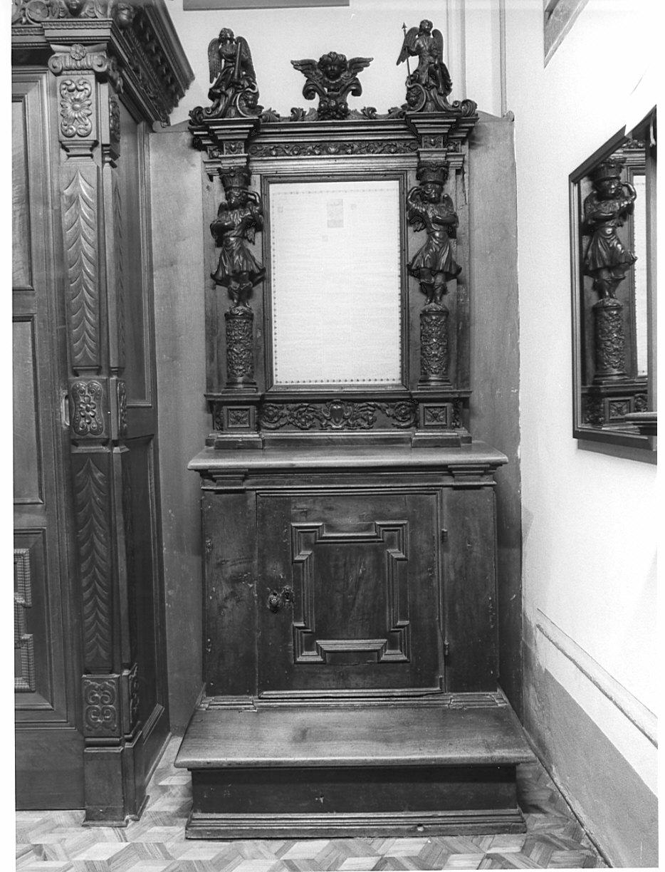 inginocchiatoio di Del Piaz Giovanni Battista (sec. XVIII)