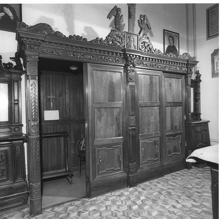 confessionale - bottega lombarda (prima metà sec. XX)