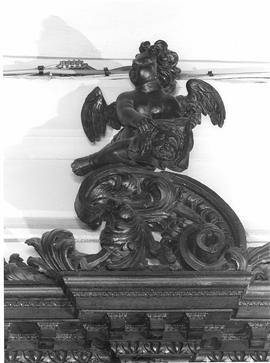 angioletto con simbolo della passione (statuetta) di Del Piaz Giovanni Battista (sec. XVIII)