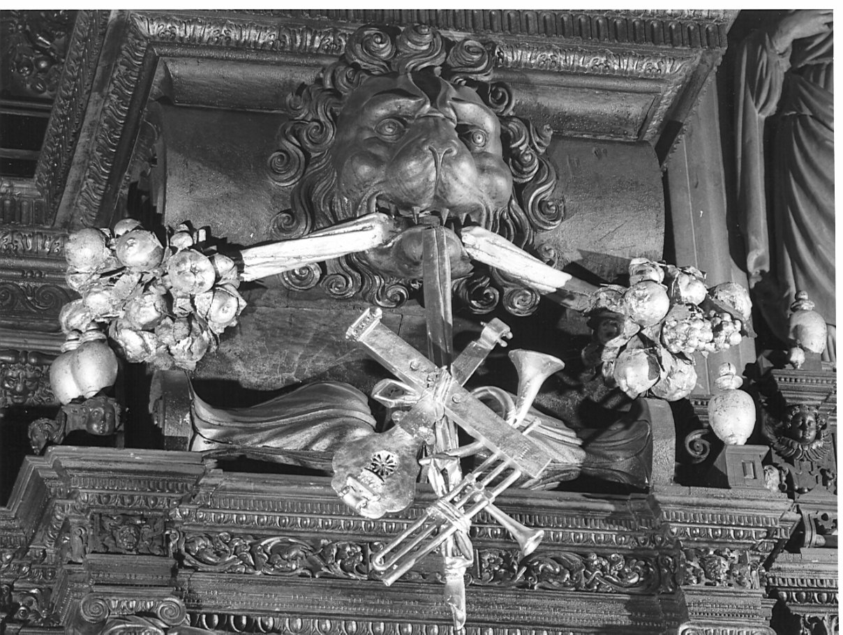 mascherone (rilievo) di Bulgarini Giuseppe (sec. XVII)