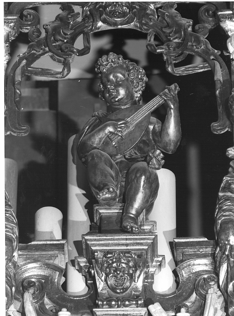 angelo musicante (statua) di Bulgarini Giuseppe (sec. XVII)