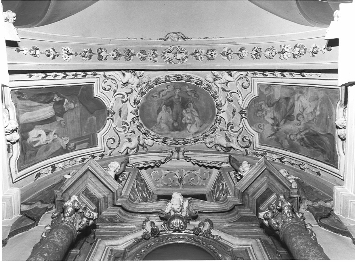 San Domenico/ Madonna della Misericordia con santi domenicani/ Sant'Agata (dipinto) - ambito lombardo (seconda metà sec. XVIII)