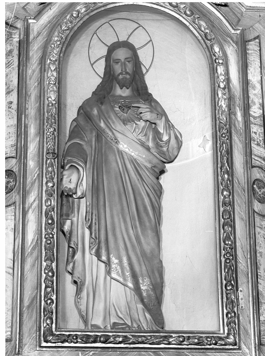 Sacro Cuore di Gesù (statua) - ambito valtellinese (prima metà sec. XX)