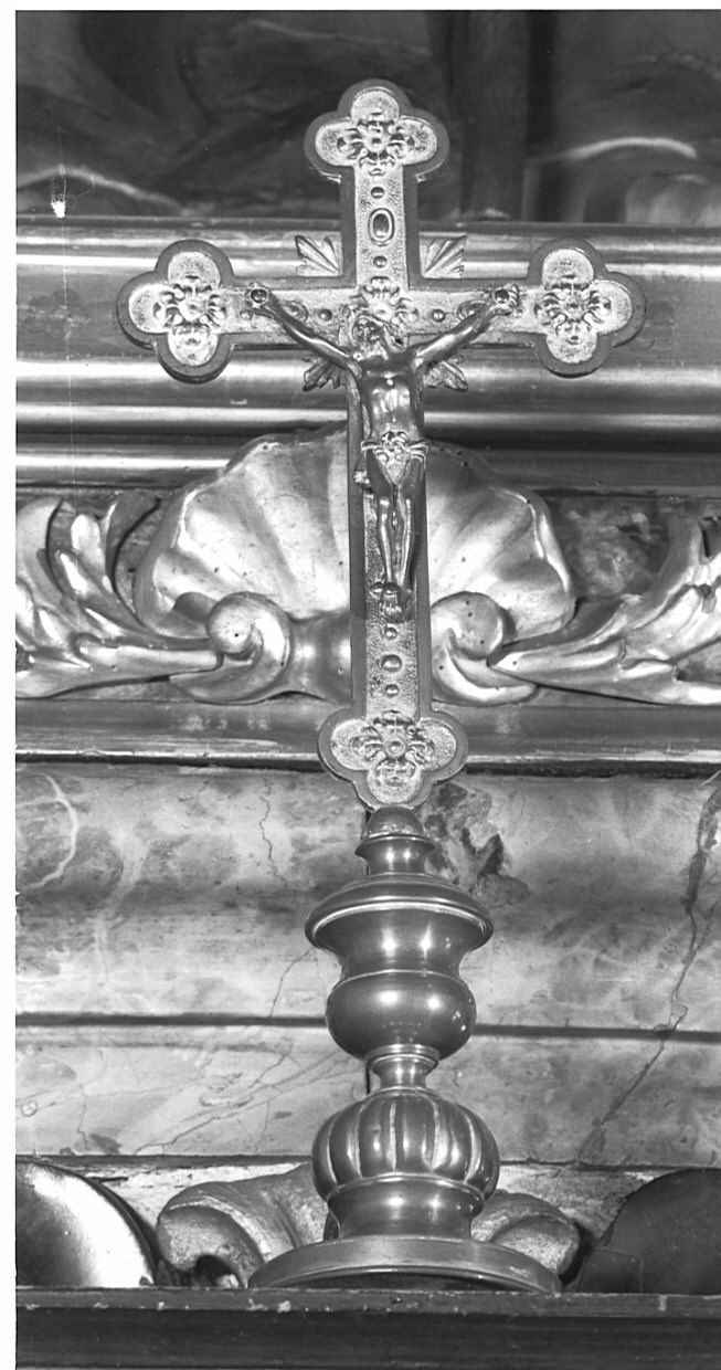 croce d'altare - ambito lombardo (seconda metà sec. XIX)