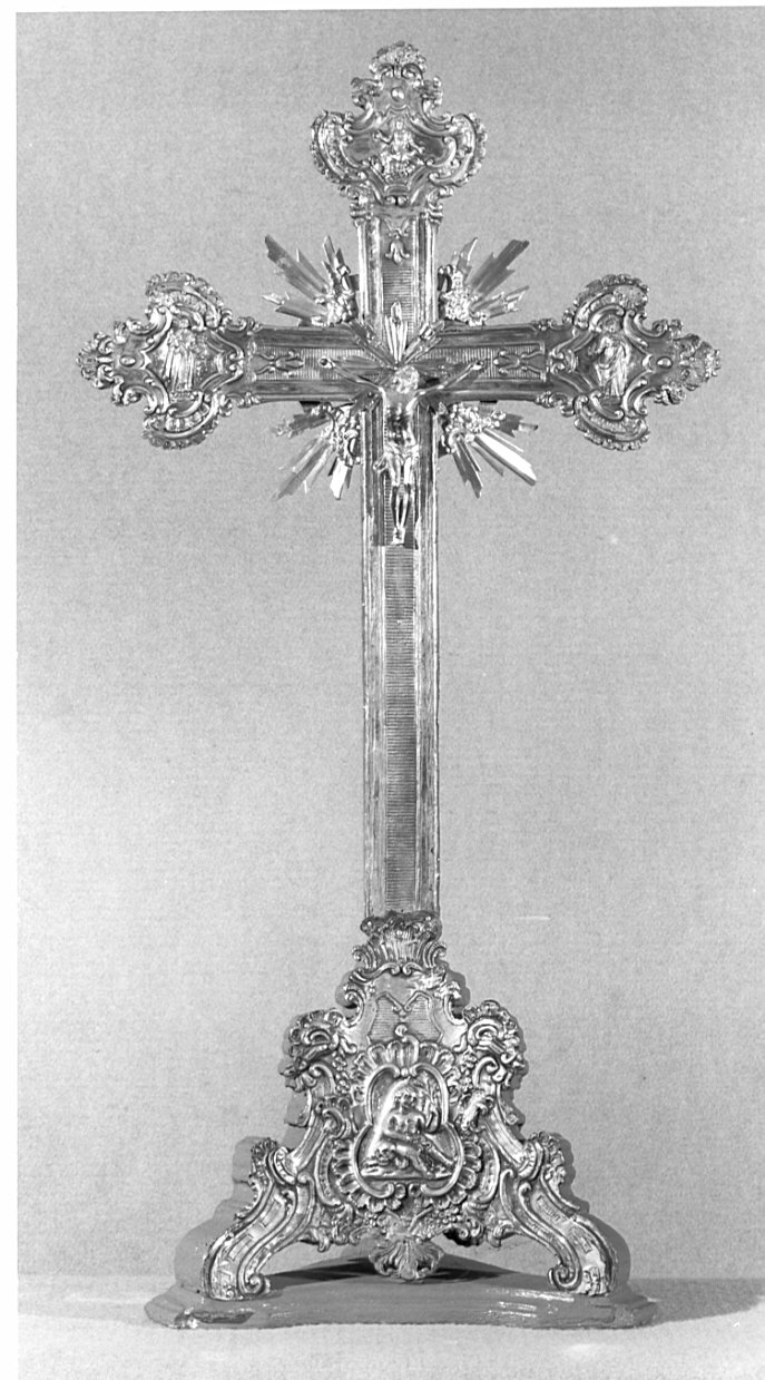 croce d'altare - ambito lombardo (prima metà sec. XVIII)