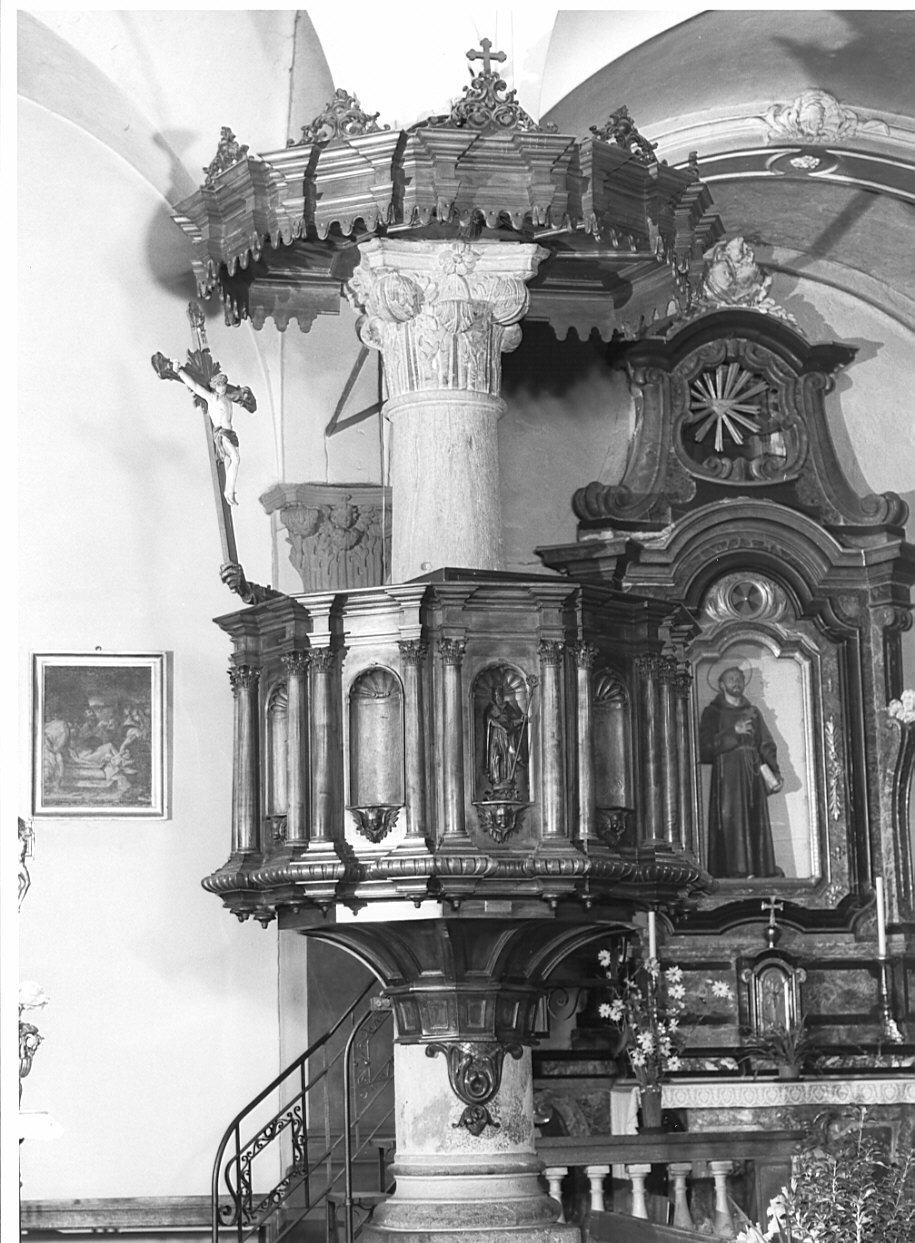 pulpito - ambito lombardo (prima metà sec. XX)