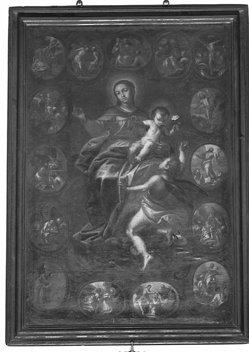 Madonna del Rosario (dipinto) - ambito lombardo (sec. XVII)