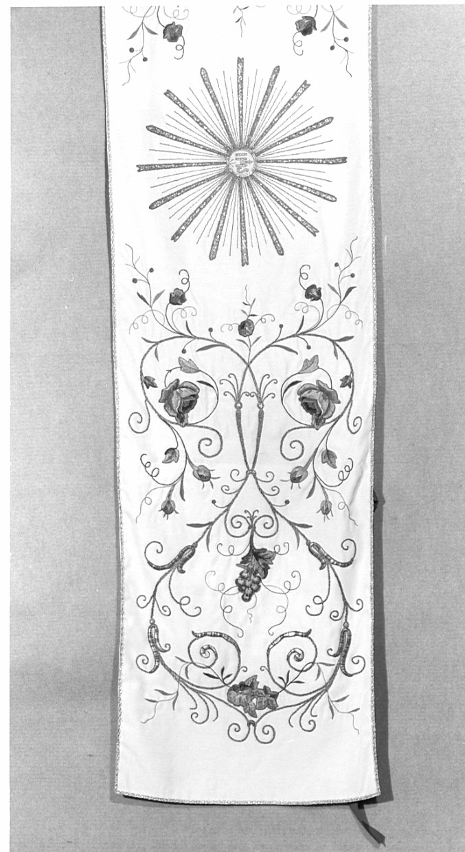 velo omerale - manifattura italiana (sec. XIX)