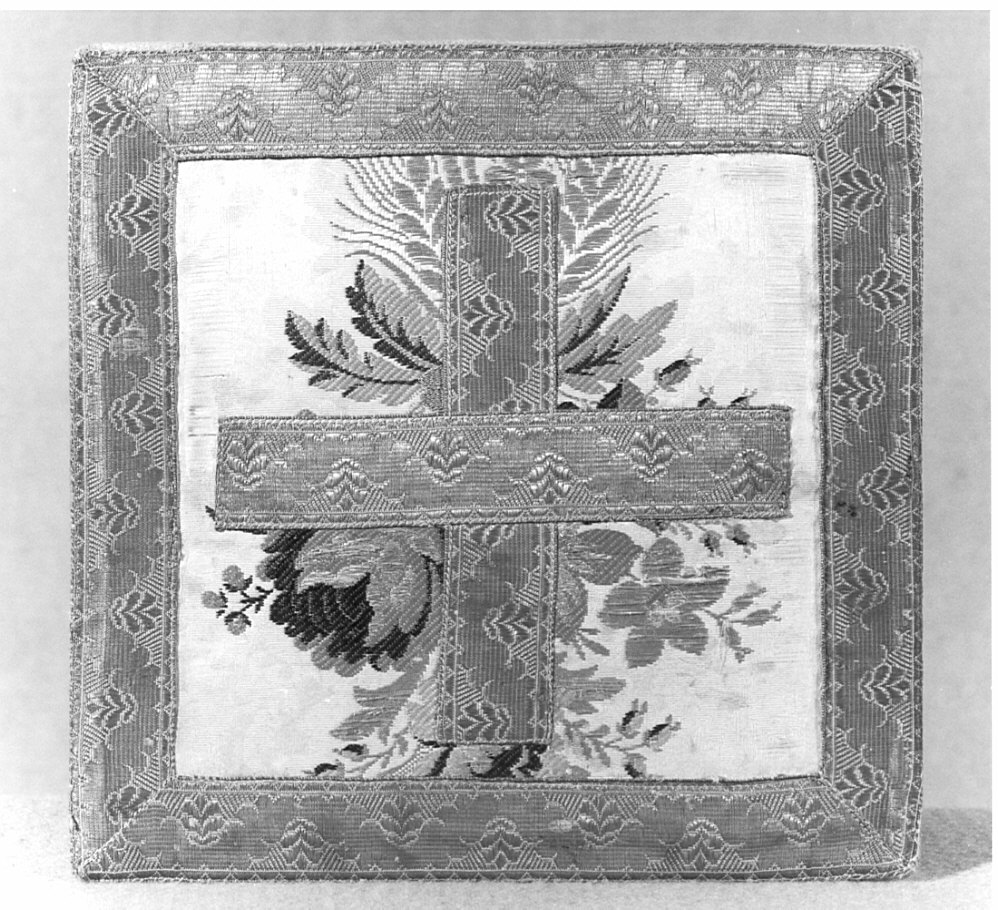 borsa del corporale - manifattura italiana (prima metà sec. XIX)