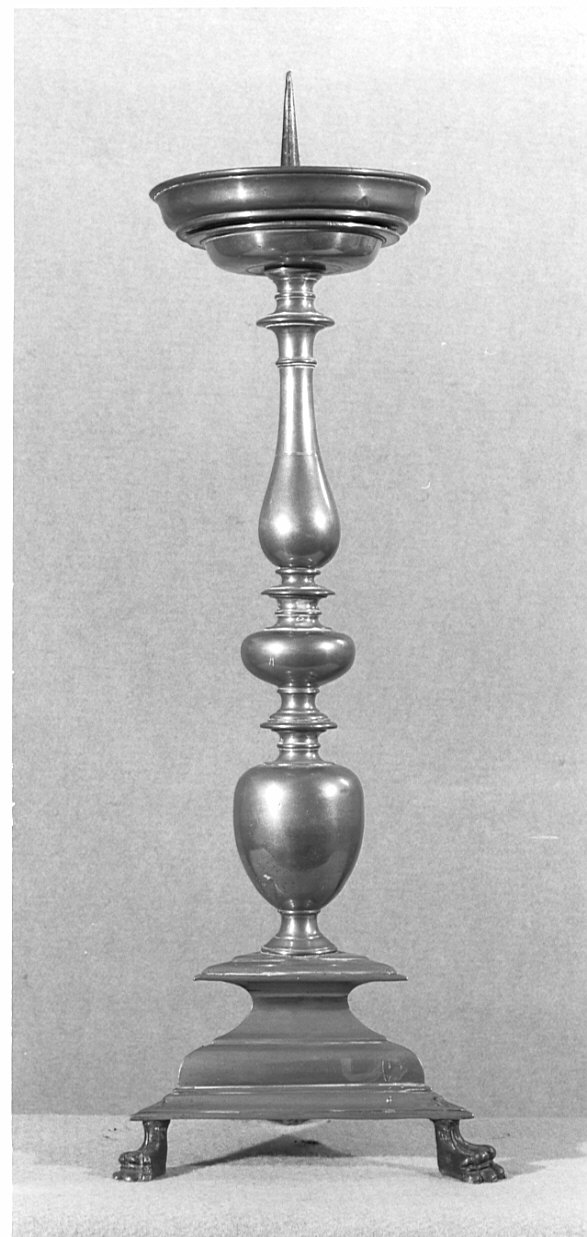 candeliere d'altare - ambito lombardo (sec. XIX)