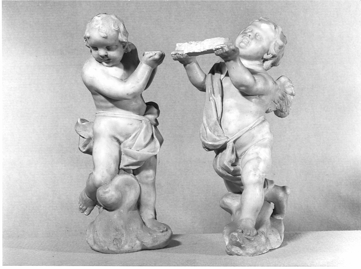 angioletti (statuetta, serie) - ambito lombardo (sec. XVII)