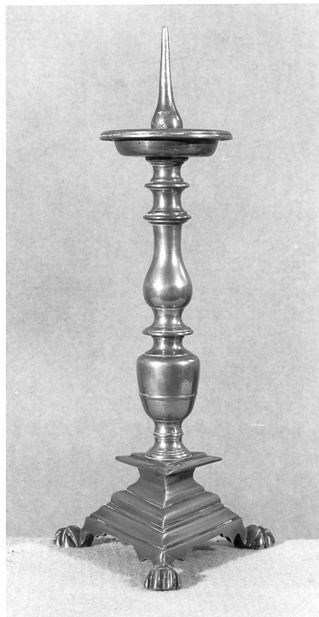 candeliere d'altare - bottega lombarda (sec. XIX)