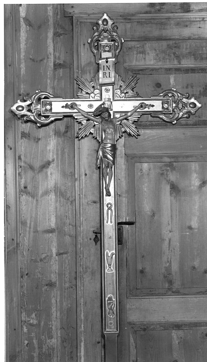 croce processionale - ambito valtellinese (prima metà sec. XIX)