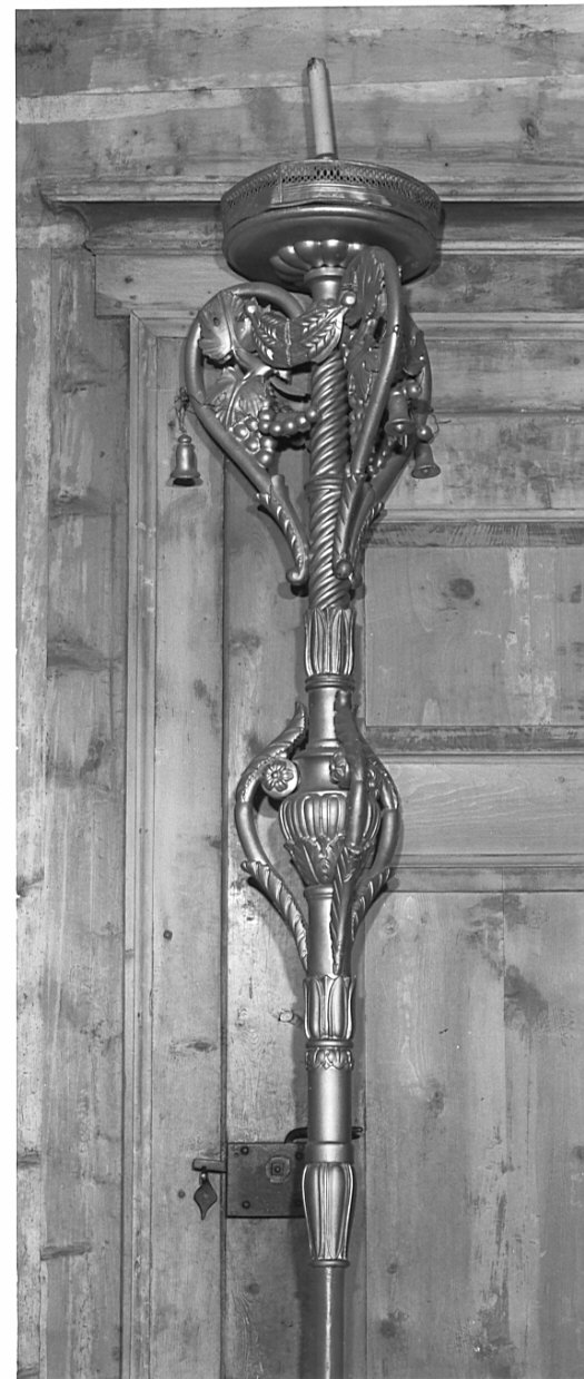 candelabro portatile - bottega lombarda (sec. XIX)