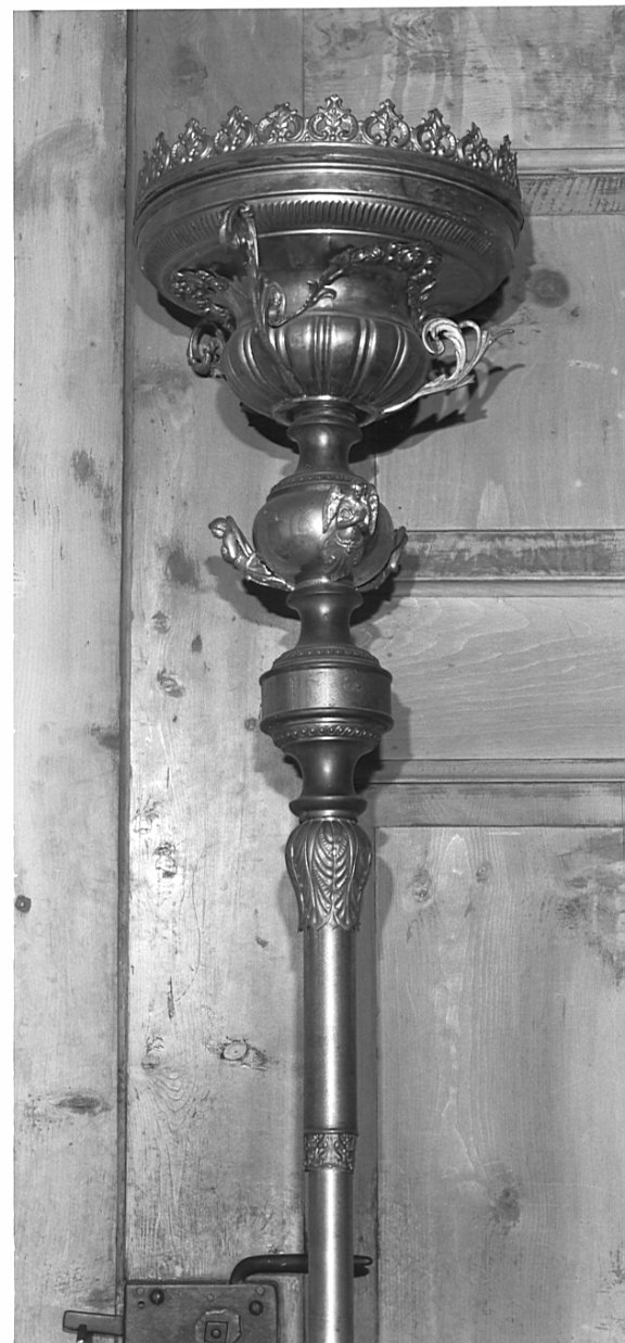 candelabro portatile - bottega lombarda (prima metà sec. XIX)