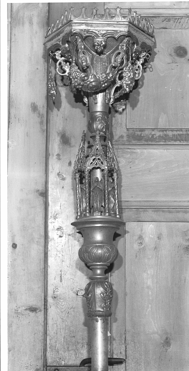 candelabro portatile - bottega lombarda (sec. XIX)