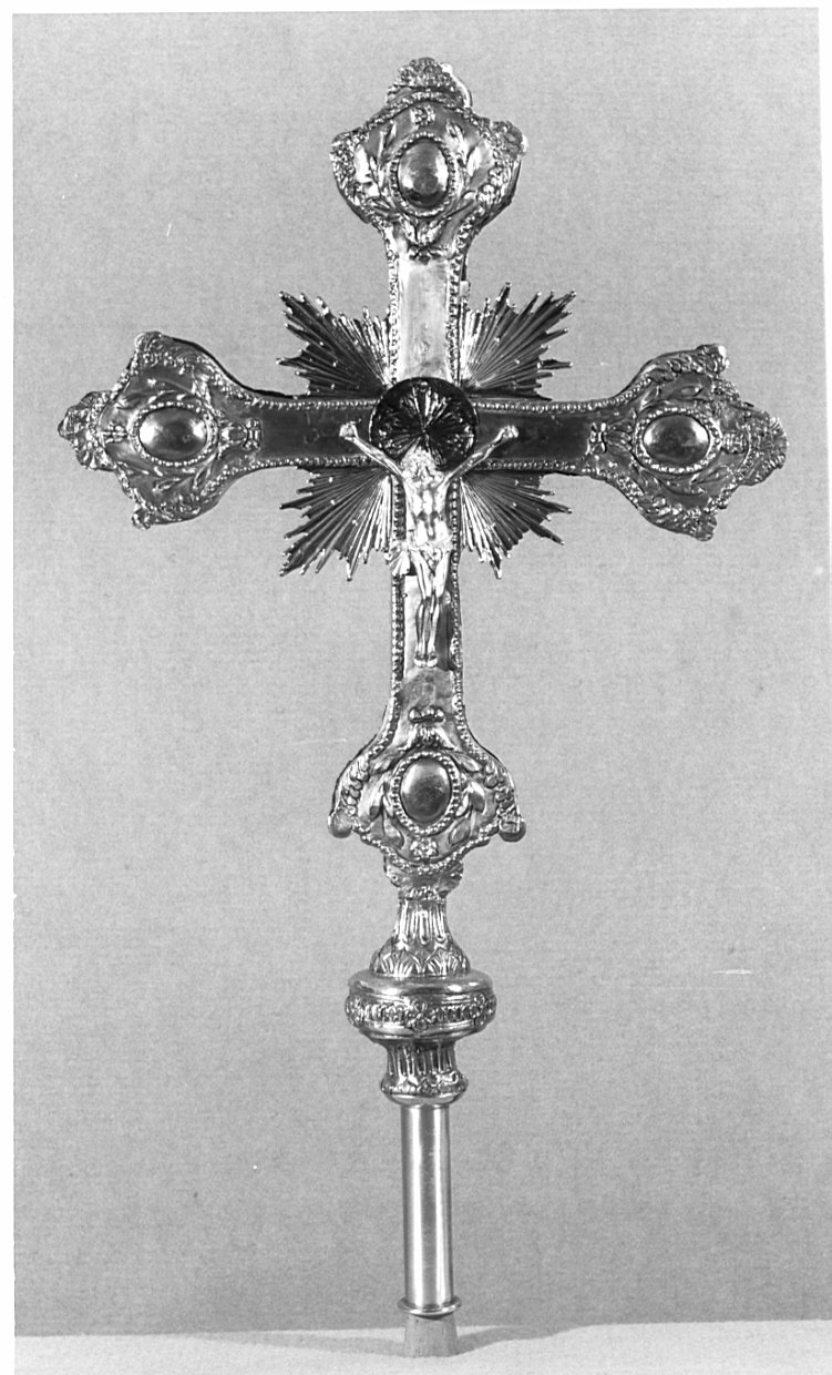 croce processionale - bottega lombarda (sec. XIX)