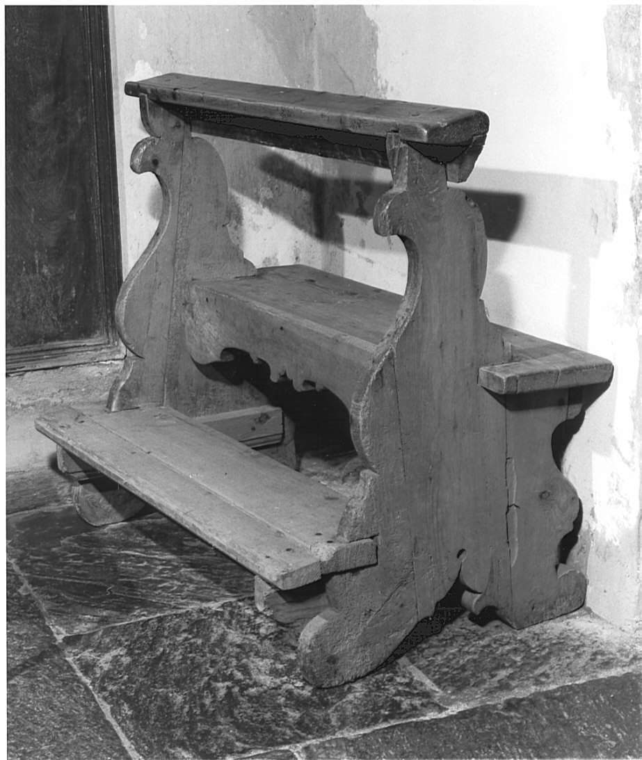 inginocchiatoio - bottega lombarda (seconda metà sec. XVIII)