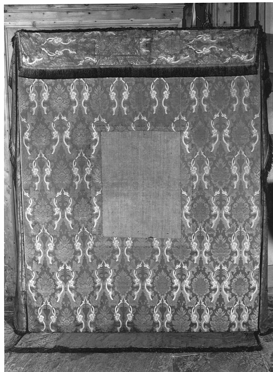 baldacchino processionale - manifattura italiana (seconda metà sec. XVII)