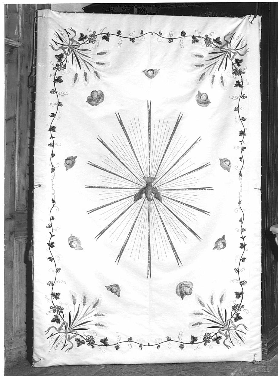 cielo del baldacchino processionale - manifattura italiana (seconda metà sec. XIX)