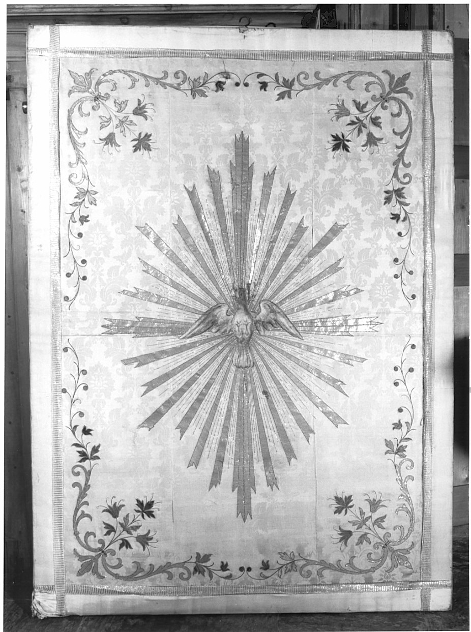 cielo del baldacchino processionale - manifattura italiana (fine/inizio secc. XIX/ XX)