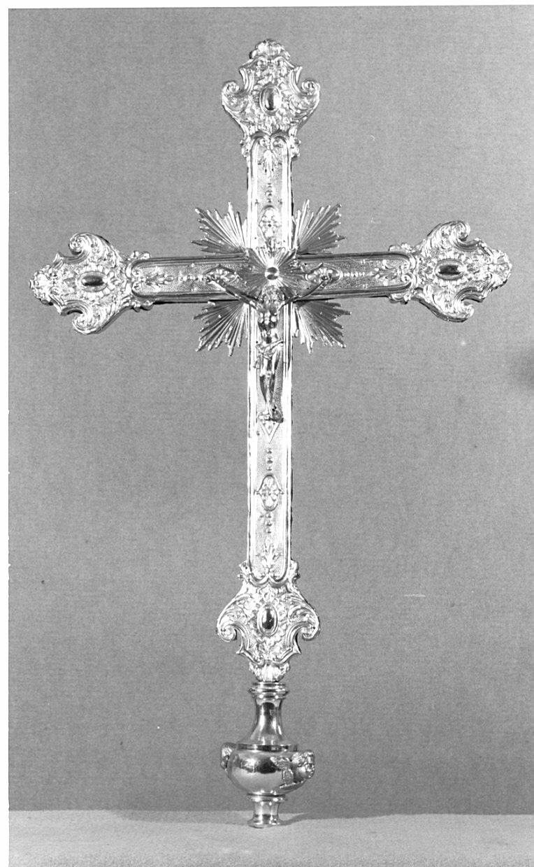 croce processionale - bottega lombarda (sec. XIX)