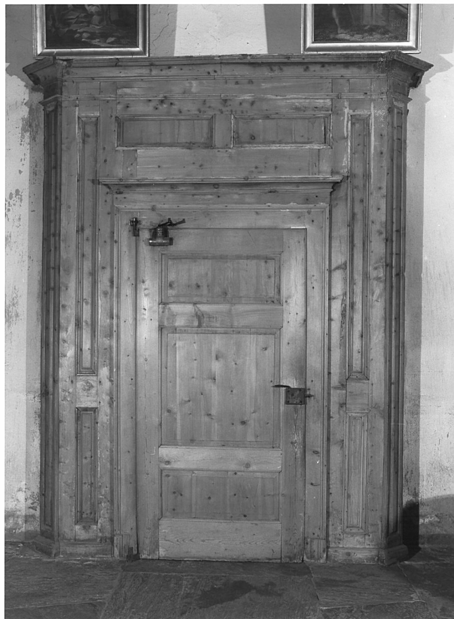 bussola d'ingresso - bottega lombarda (seconda metà sec. XVIII)